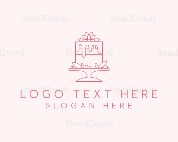 Dessert Cake Bakeshop Logo