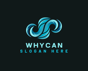 Ocean Water Wave Logo