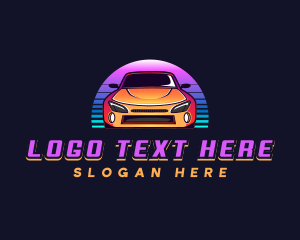 Pop - Car Racing Automobile logo design