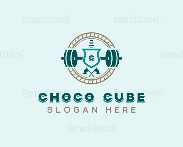 Workout Weightlifting Gym Logo