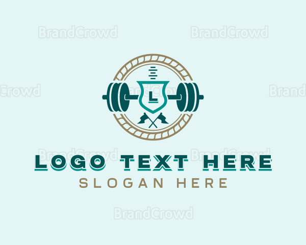 Workout Weightlifting Gym Logo