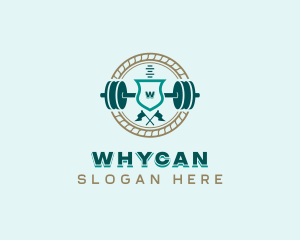 Workout Weightlifting Gym Logo