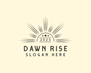 Dawn - Sun Ray Summer logo design