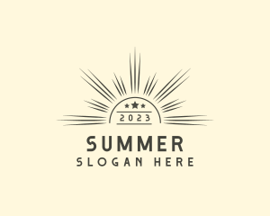 Sun Ray Summer logo design