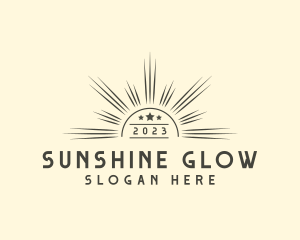 Sunlight - Sun Ray Summer logo design