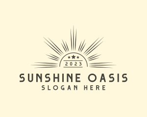 Sun Ray Summer logo design