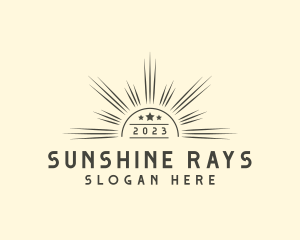 Sun Ray Summer logo design