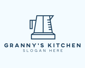 Minimalist Kitchen Kettle logo design