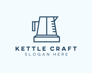 Minimalist Kitchen Kettle logo design