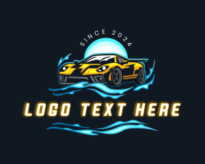 Auto - Car Wash Vehicle Detailing logo design