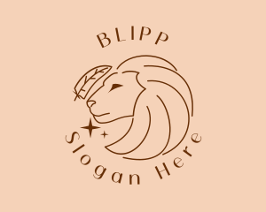 Zodiac - Horoscope Lion Star logo design