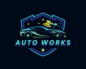 Car Auto Polishing logo design