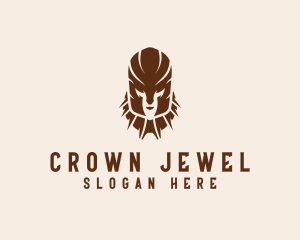 Headpiece - Medieval Warrior Armor logo design