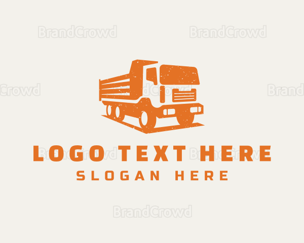 Dump Truck Haulage Logo