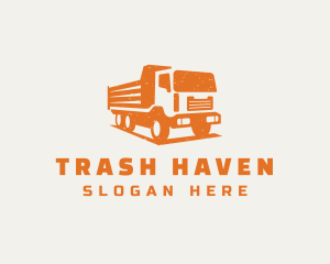 Dump Truck Haulage logo design