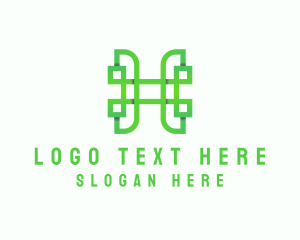 Flooring Tile Pattern Logo