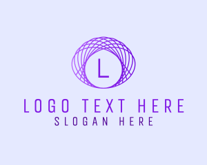 Oval - Line Interior Design logo design