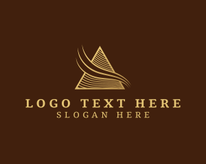 Geometric - Business Triangle Company logo design
