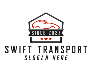 Car Transportation Emblem logo design