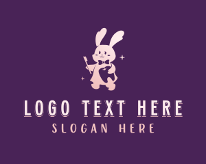 Tooth - Bunny Toothbrush Tooth logo design
