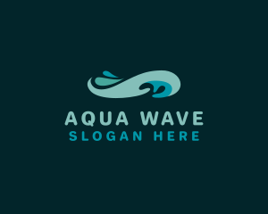 Wave Surfing Getaway logo design