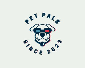 Pet Dog Glasses   logo design