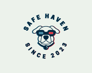 Pet Dog Glasses   logo design