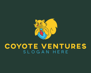 Coyote - Coyote Shield Veterinary logo design