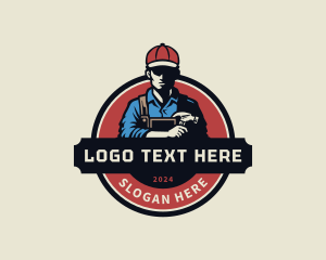 Hammer - Carpenter Hammer  Worker logo design