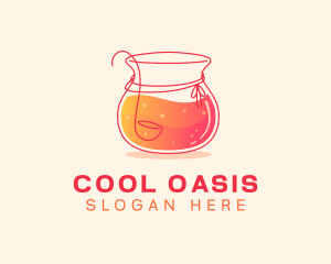 Refreshment - Tropical Juice Drink logo design