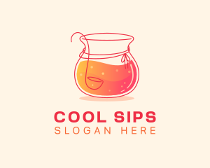 Refreshment - Tropical Juice Drink logo design