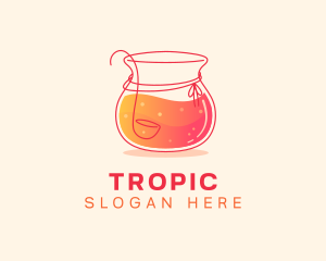 Tropical Juice Drink logo design