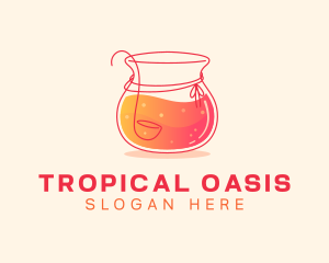 Tropical Juice Drink logo design