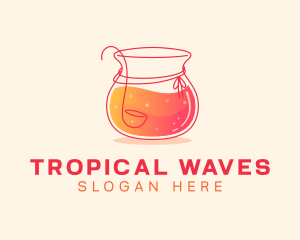 Tropical Juice Drink logo design