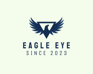 Modern Triangular Eagle logo design