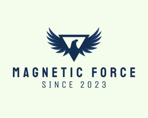 Modern Triangular Eagle logo design