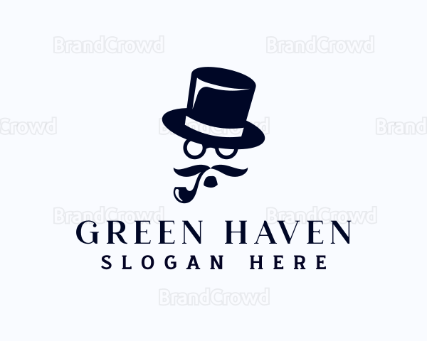 Gentlemen Hat Pipe Logo