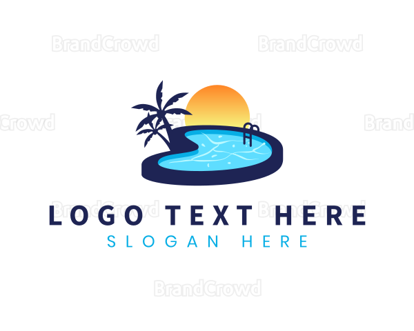 Swimming Pool Getaway Logo