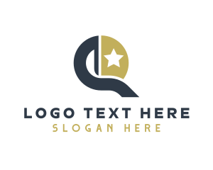 Star Entertainment Letter Q logo design