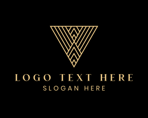 Triangle - Geometric Line Company logo design