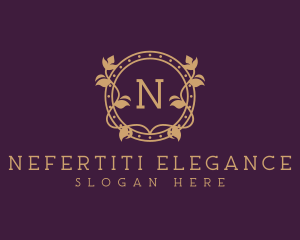 Ornamental Wreath Hotel logo design