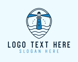 Coastal - Coastal Lighthouse Port logo design