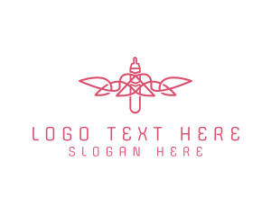 Wing - Herbal Vape Leaf logo design