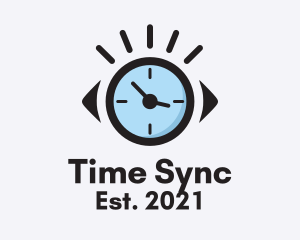 Timer - Optical Clock Timer logo design