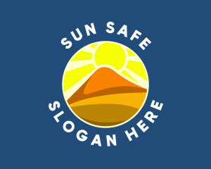 Scorching Desert Sun logo design