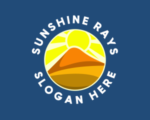 Scorching Desert Sun logo design