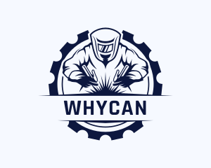 Garage - Welding Machinist Gear logo design