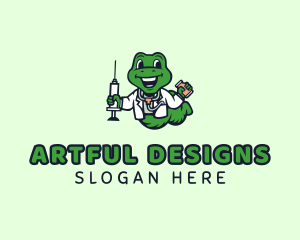 Snake Vaccine Doctor logo design