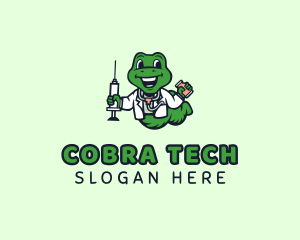 Cobra - Snake Vaccine Doctor logo design