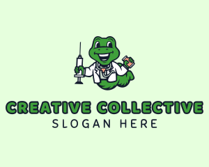 Snake Vaccine Doctor logo design